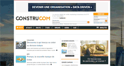 Desktop Screenshot of construcom.batiactu.com